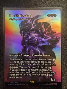 The Shadow Lord - Gix, Yawgmoth Praetor (Showcase) foil MTG Final Fantasy ff - Picture 1 of 1