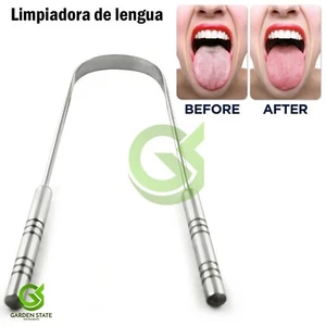 Limpiadora de lengua Aliento affresco Boca Limpieza de herramientas cuidado bucal - Foto 1 di 3