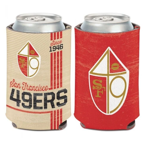 SAN FRANCISCO 49ERS 2 SIDED SOFT FOAM CAN BOTTLE COOZIE COOLER KOOZIE LICENSED Cover