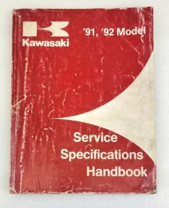 Kawasaki 91-92 ALL MODEL SERVICE SPEC. HANDBOOK OEM 99926-1020-01 - Picture 1 of 3