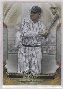 2019 Topps Triple Threads Gold /99 Babe Ruth #57 HOF