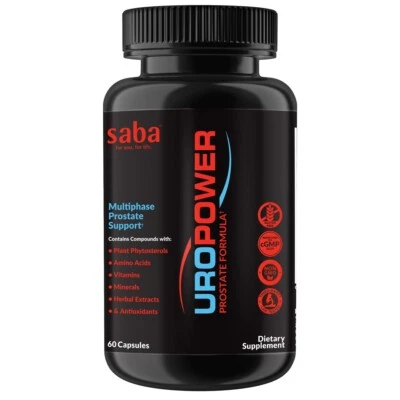 Saba UroPower™: The most effective approach to Prostate Health. - 60 Capsules - Image 1 of 4