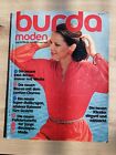Burda Moden Zeitschrift 8/1976 mit Schnittmustern+Arbeitsanleitung