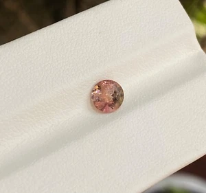 0.85 ct Best Grade Mozambique BI Color Natural Tourmaline - Round 6 mm Video !! - Picture 1 of 2