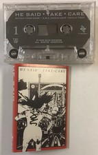 HE SAID “Take + Care”  (vintage cassette tape)