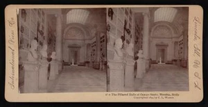 Photo:The pillared halls of Campo Santo,Messina,Sicily - Picture 1 of 1