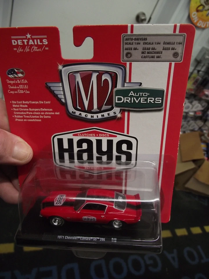 Chevrolet Camaro SS 396 R48 1971 1/64 conductores automáticos M2 nuevo en caja Foto 1 de 1