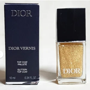 Dior Vernis 218 DORURE Glitter Gold Nail TOP COAT Limited Edition Discontinued - Picture 1 of 1