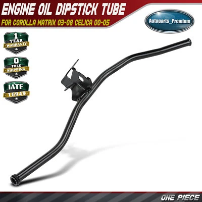 Tubo de varilla de medición de aceite de motor para Toyota Corolla 03-08 Matrix 03-08 Celica 00-05 1,8 L Foto 1 de 4