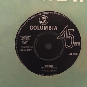 The Shadows - Shindig With The Shadows - 7" EP Vinyl Record - VG+ - Picture 1 of 2