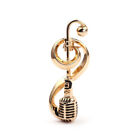 Antique Microphone Music Note Brooch Collar Pins Women Corsage Hat Jewelry.sf _t
