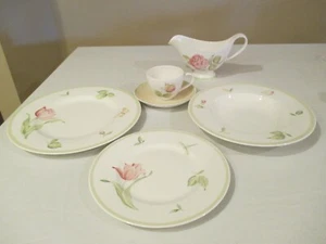 Villery & Boch Florea China CHOOSE Type & Quantity Plate Rimmed Bowl Cup Saucer - Picture 1 of 24