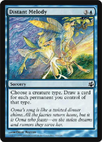 DISTANT MELODY Morningtide MTG Magic the Gathering Cards DJMagic - Image 1 of 1