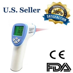 Non-Contact Digital Infrared Forehead Thermometer temperature Gun FDA CE laser - Picture 1 of 4
