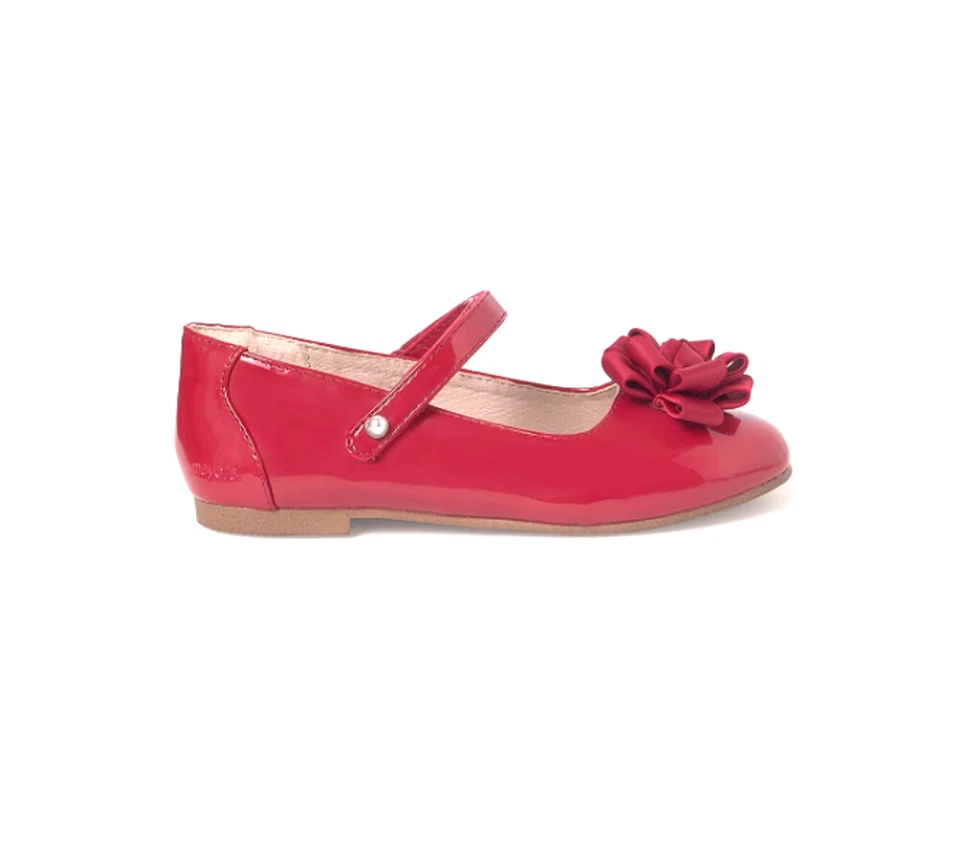 Mayoral scarpe da bambina eleganti ballerine per cerimonie vernice rosse bimba - Imagen 1 de 1