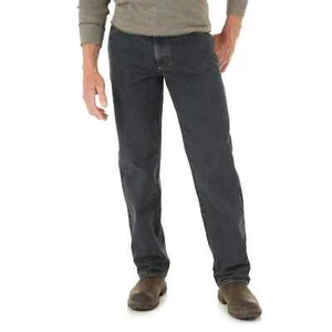 Wrangler Rustler Men's and Big Men's Relaxed Fit Mid-Rise Jeans,Size 46x30 - Picture 1 of 3