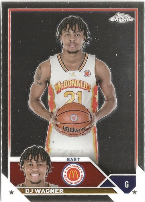 2023 Topps Chrome McDonald's All-American  DJ Wagner RC #59 (A) - Image 1 of 1