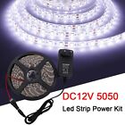 Waterproof 5m 300 Led Strip Lights Cool Warm White 3528 Smd Dc 12v  Power Supply