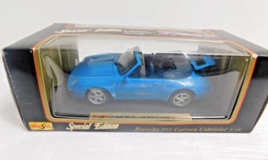 J7 - Maisto Die Cast Metal Porsche 911 Carrera 1994 Convertible Car - Picture 1 of 7