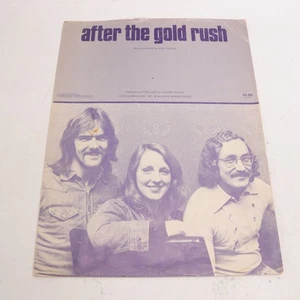 After the Gold Rush Piano Voice Sheet Music Neil Young 1974 Cotillion - Picture 1 of 4