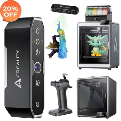 Creality 3D Scanner Otter Handheld 0.02mm Accuracy 20fps Speed,3D Printer Option - Image 1 of 4