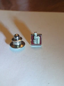 Retro Vintage STERLING Tie Tack Lapel Pin Horologist Rare Jewelry - Picture 1 of 8