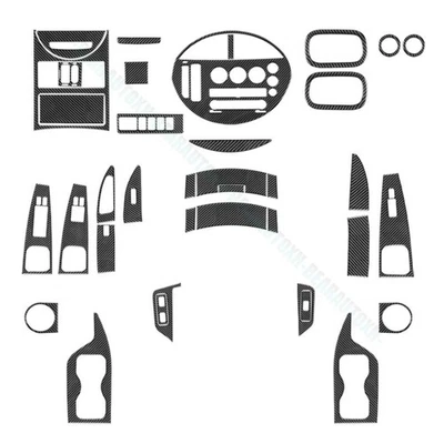 For Nissan Quest 2004-2006 Carbon Fiber Interior Full Decorative Cover Trim Kit - Imagem 1 de 4