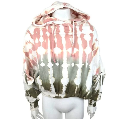 YFB Young Fabulous & Broke Tie Dye Hoodie Pullover Sweatshirt NEW Pink Green - Image 1 of 4