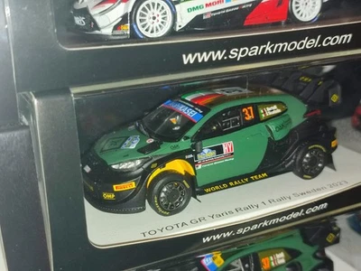 1x Spark S6730 Toyota YARIS RALLY 1 L. Bertelli Rally Sweden 2023 1:43- Rare - Immagine 1 di 4