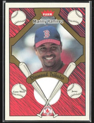 Manny Ramirez 2004 Fleer Tradition Diamond Tributes Jersey #DT-MR Boston Red Sox - Image 1 of 3