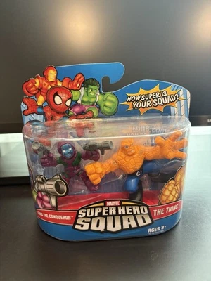 Marvel Super Hero Squad Ultra Rare KANG the Conqueror & THING 2 Pack SEALED! - Image 1 of 4
