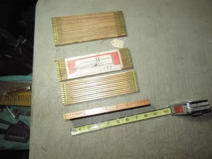 4 vintage Master Rule Mfg. NY Interlox No. 108 & 106 Sliding Carpenters Rule NOS - Picture 1 of 15