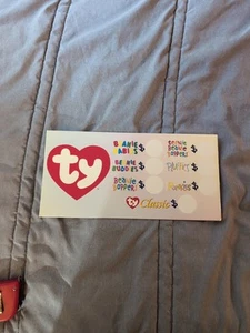 TY Beanie Babies Baby Heart Store Price Display Easel Very Rare Rectangle - Picture 1 of 6