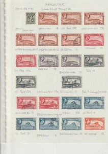 GIBRALTAR KGVI - QEII mint and used inc. high values on pages. - Picture 1 of 20