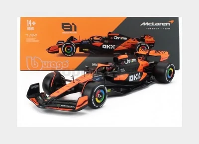 BURAGO 18-28033-PIA McLAREN - F1 MCL38 TEAM MCLAREN N 81 MIAMI GP 2024 OSCAR PIA - Immagine 1 di 2