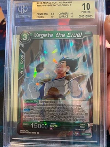 2019 Dragon Ball Assault of the Saiyans Vegeta the Cruel BGS 10 - Picture 1 of 1