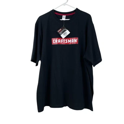 Camiseta CRAFTSMAN manga curta preta nova com etiquetas masculina tamanho XXL - Imagem 1 de 4