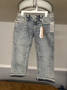 Pantalones de mezclilla Kaitlyn Capri para mujer Buckle Rock Revival azules talla 30 nuevos con etiquetas - Imagen 1 de 22