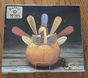 Debbie Mumm Turkey Pumpkin Decorating Kit Thanksgiving Christmas Centerpiece  - Picture 1 of 2