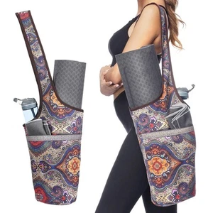 Entiforry Yoga Mat Bag with Large Size Pocket and Zipper Pocket, Yoga Mat Str... - Picture 1 of 7