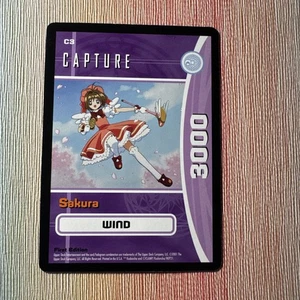 Cardcaptor Sakura Trading card game series 1 : demo card 1st ED C3 Sakura - Imagen 1 de 2