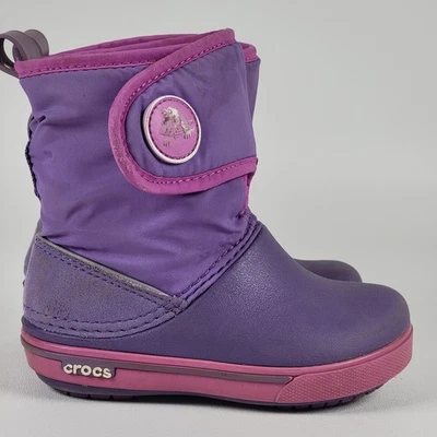 Crocs Croc Band 2.5 Gust Boots Purple Pink Unisex Kids Size 7 C - Image 1 of 4