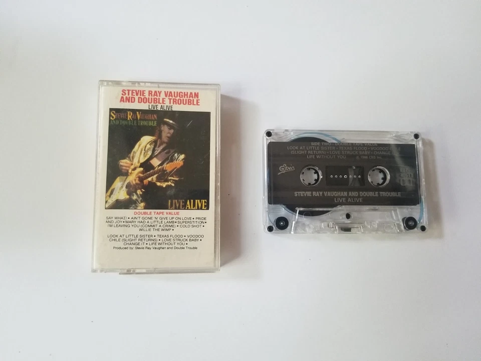 Stevie Ray Vaughan And Double Trouble - Live Alive - Cassette Tape - Image 1 of 1