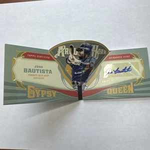 2014 Topps Gypsy Queen José Bautista Alrededor de Cuerno Folleto Automático 24 de 25 Azulejos - Imagen 1 de 16