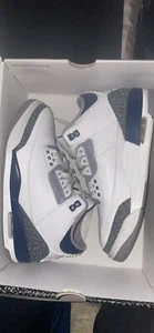 AIR JORDAN 3’S “MIDNIGHT NAVY” SIZE 8 US MENS - Picture 1 of 8