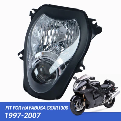 车头灯头灯总成外壳 适用于 SUZUKI Hayabusa GSX-1300R 1999 - 2007  — 第 1/4 张图片