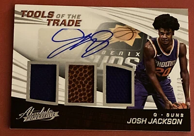 2017-18 Panini Absolute Josh Jackson Memorabilia Ball, Jersey, Auto /149 - Image 1 of 2