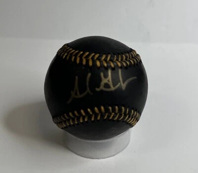 Adrián González Firmado Black Rawlings OMLB Dodgers/Redsox/Padres PSA 6A53634 Foto 1 de 2