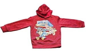 Boys Red Paw Patrol Longsleeve Hooded Sweater Size 6 - Picture 1 of 3