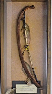 Authentische indianische Territorium, handgefertigte Büffelrippe Tanzschleife - Bild 1 von 10